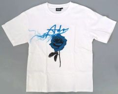【お値下げ】 Ado コラボ　カットソー　Tシャツ　青薔薇　ホワイト UVZZ-13464_1_00d92d1e-f4a5-