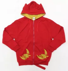 【中古】衣類 紅月 ねこ耳パーカー レッド フリーサイズ 「あんさんぶるスターズ! in ナンジャタウン ～さがして!みつけて!かくれんぼ～」