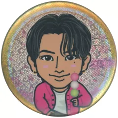 【中古】バッジ・ピンズ 木村慧人(FANTASTICS) 75mmホロ缶バッジ 2023 桜 ver. EXILE TRIBE STATION オンラインカプセル景品