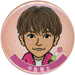 【中古】バッジ・ピンズ 中島颯太(FANTASTICS) 56mm缶バッジ 2023 桜 ver. EXILE TRIBE STATION オンラインカプセル景品