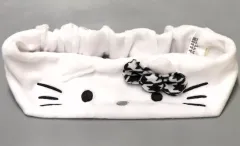 【中古】アクセサリー(非金属) ハローキティ/ホワイト 「サンリオキャラクターズ ブラックモードなヘアバンド」