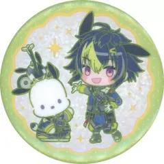 【中古】バッジ・ピンズ 伊波ライ×ポチャッコ(ミニキャラ) 「バーチャルYouTuber にじさんじ Dytica×サンリオキャラクターズ ランダムキラキラ缶バッジ」