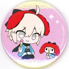 [중고] 배지 핀스 세이버 / 오키타 소지 × 리틀 포레스트 페로 [Fate / Grand Order × 산리오 캐릭터즈 캔 배지 04 / (콜라보레이션 일러스트)]