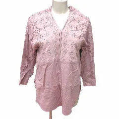 クラシカルエルフ CLASSICAL ELF ブラウス シャツ 長袖 S ピンク /YK