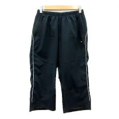 エレッセ ellesse テーパードパンツ メッシュ 切替 M 黒 ブラック /MN