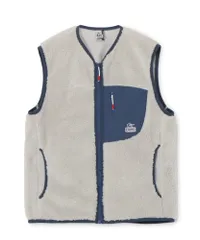 新品 [チャムス] ボンディングフリース ノーカラー ベスト Bonding Fleece No Collar Vest
