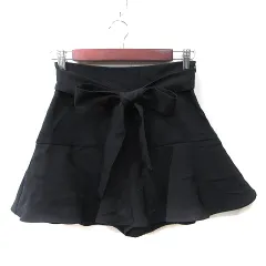 ザラ ZARA フレアスカート ミニ 黒 ブラック /YI