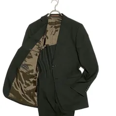 極美品 Perfect Suit Factory パーフェクトスーツファクトリー ビジネススーツ セットアップ ブラック ストライプ Y7