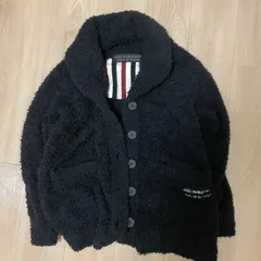 美品 JOEL ROBUCHON gelato pique ボアジャケット 黒 ワンサイズ ルームウェア ジェラピケ ロブション 限定 コラボ