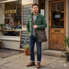 送料無料！　E　【最高級の贅沢】オーストリッチレザー ショルダーバッグ（未使用品）