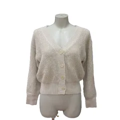 エニィスィス エニシス anySiS カーディガン ニット 長袖 3 L ライトベージュ /MS