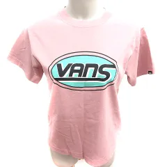 バンズ VANS カットソー Uネック 半袖 M ピンク /RT
