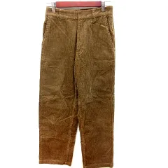 イエナ IENA コーデュロイパンツ ロング 34 茶 ブラウン /RT
