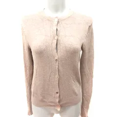 ザラ ZARA カーディガン ニット 長袖 S 茶 ブラウン /RT