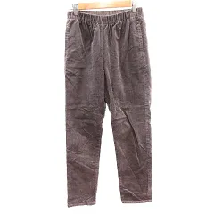 アーバンリサーチ ドアーズ URBAN RESEARCH DOORS テーパードパンツ イージー コーデュロイ S 茶 ブラウン /AU