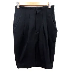 ブラック バイ マウジー BLACK by moussy スカート タイト ひざ丈 1 黒 ブラック /RT