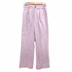アズールバイマウジー AZUL by moussy ワイドパンツ スラックス S ピンク /YK