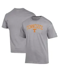 チャンピオン メンズ トップス Tシャツ ロゴ Champion Mens Heather Gray Tennessee Volunteers Arch Over Logo TShirt Heather Gray グレー