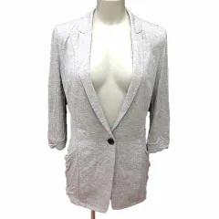 アンタイトル UNTITLED カーディガン ニット テーラードカラー 長袖 1 S グレー /YK