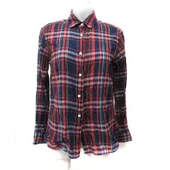 マカフィー MACPHEE トゥモローランド シャツ ブラウス チェック 長袖 38 M マルチカラー /YI