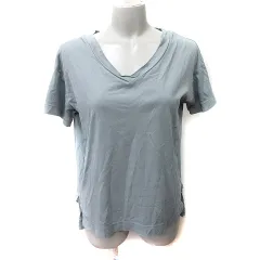 ベイフロー BAYFLOW Tシャツ カットソー Vネック 半袖 2 M 緑 カーキ /YI