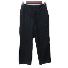 スピック&スパン Spick&Span テーパードパンツ ウール 36 S 黒 ブラック /YI