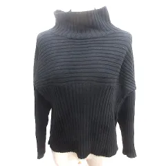 ロペピクニック ROPE Picnic ニット セーター オフネック ドルマンスリーブ 長袖 40 L 黒 ブラック /AU