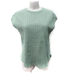 アルマデザイン Alma Design カットソー フレンチスリーブ M 緑 カーキ /YI