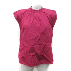 テチチ Te chichi シャツ ブラウス プルオーバー ノースリーブ F 赤紫 /YI