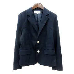 ロペピクニック ROPE Picnic テーラードジャケット シングル 総裏地 38 M 紺 ネイビー /MN