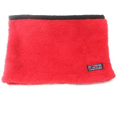 エックスガール ステージス X-girl Stages ネックウォーマー フリース ONE 赤 レッド 黒 ブラック /MS