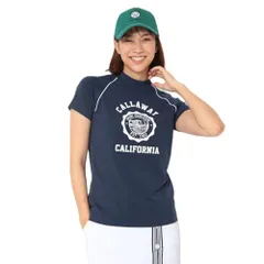 新品 [キャロウェイ] 半袖シャツ モックネックシャツ ストレッチ カレッジテイスト ゴルフ C26134201 レディース