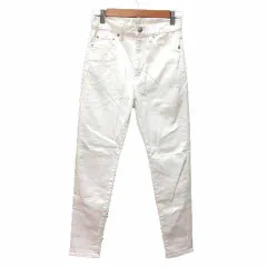 プラステ PLST スキニーパンツ デニム XS 白 ホワイト /YK