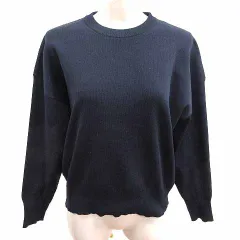 テチチ Te chichi ニット カットソー 長袖 フリー 紺 ネイビー /YK