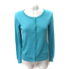 ブージュルード Bou Jeloud カーディガン カットソー 長袖 F 青 ブルー /YI