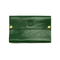 イルビゾンテ 長財布 がま口 セージグリーン IL BISONTE 財布 緑 IL BISONTE（イルビゾンテ） 長財布 三つ折り ヴェルデ グリーン 緑色