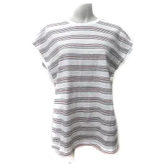 ニコアンド Niko and.. カットソー ボーダー フレンチスリーブ 3 M～L マルチカラー /YI