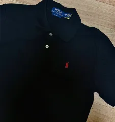 新品) ポロ ラルフローレン ブラック 半袖 カラーTシャツ