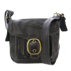 コーチ COACH ショルダーバッグ レザー ロゴ 黒 ブラック 11418 /BB ■BM
