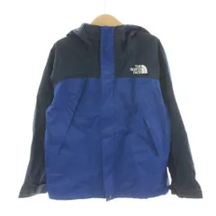 ザノースフェイス THE NORTH FACE ドットショットジャケット マウンテンパーカー ロゴ ナイロン 130 黒 ブラック 青 ブルー NPJ11804 /AN57 ■MU