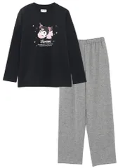 シャギー 長袖 裏起毛 パジャマ 冬 ルームウェア レディース M クロミ L [カイタックファミリー]