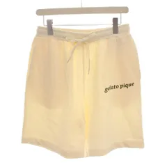 ジェラートピケ gelato pique 25AW 裏毛ハーフパンツ ショートパンツ ルームウェア M L オフホワイト PUCP255207 /YM ■MU