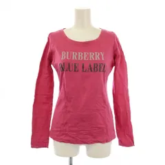 バーバリーブルーレーベル BURBERRY BLUE LABEL Tシャツ カットソー 長袖 クルーネック 38 ピンク /BM ■MU
