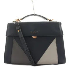 ラドリー ロンドン RADLEY LONDON ハンドバッグ ショルダーバッグ 2way レザー 紺 ネイビー /AN11
