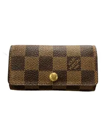 ルイ・ヴィトン 4連キーケース ミュルティクレ 4 ダミエ エベヌ N62631 レディース メンズ LOUIS VUITTON