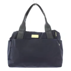 ルートート rootote トートバッグ ハンドバッグ ナイロン ロゴ ワンポイント 紺 ネイビー /BB