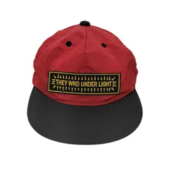 ウィアード WEIRDO THEY WRD UNDER LIGHT 刺繍ロゴ キャップ メンズ 表記無 