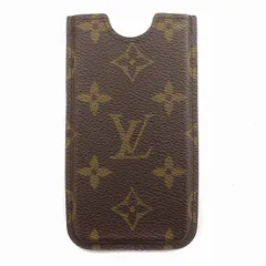 ルイヴィトン LOUIS VUITTON スマホケース モノグラム M60114 iPhone 3G スマホアクセサリー 茶 ブラウン /☆G ■OH