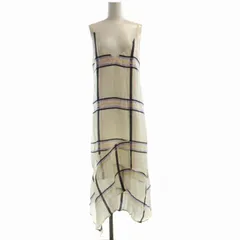 グレースクラス GRACE Class チェックスリップワンピース マキシ ロング 36 マルチカラー 29231061 /RO