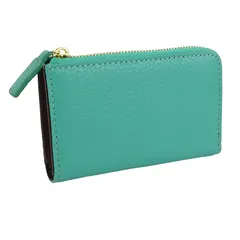 【新品】 [ポップフル] キーケース 鍵入れ キーホルダー キーリング スマートキー 本革 イタリアンレザー 母の日 敬老の日 ギフト プレゼント クリスマス (エメラルドグリーン) 0